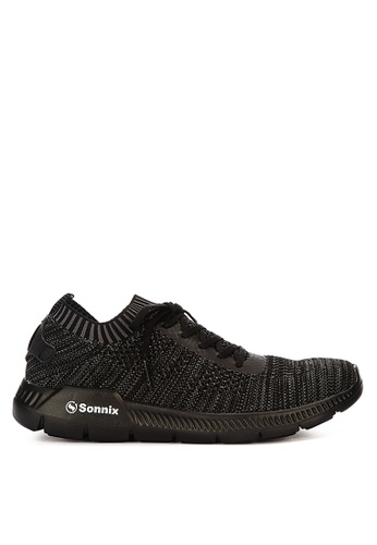 Sonnix black Cavs Q317 Laced-Up Sneakers E366CSH57F6326GS_1