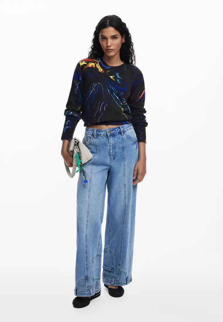 Sweater designed by Mr. Christian Lacroix