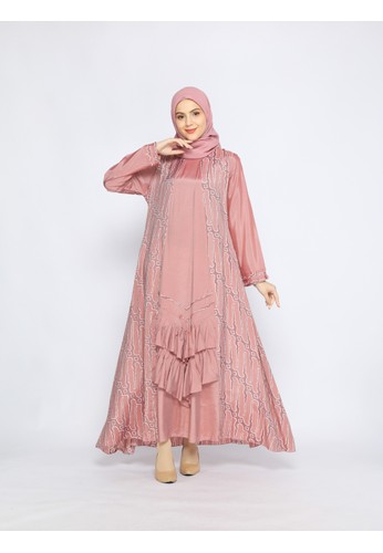 Catalia Batik pink Batik Dress Calyta Series 5 - Pink CB53FAA5A5D609GS_1