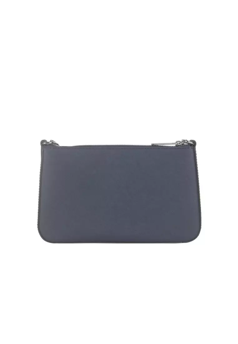 Jet Set Medium Saffiano Leather Crossbody Bag In Navy 35S0STVU6L