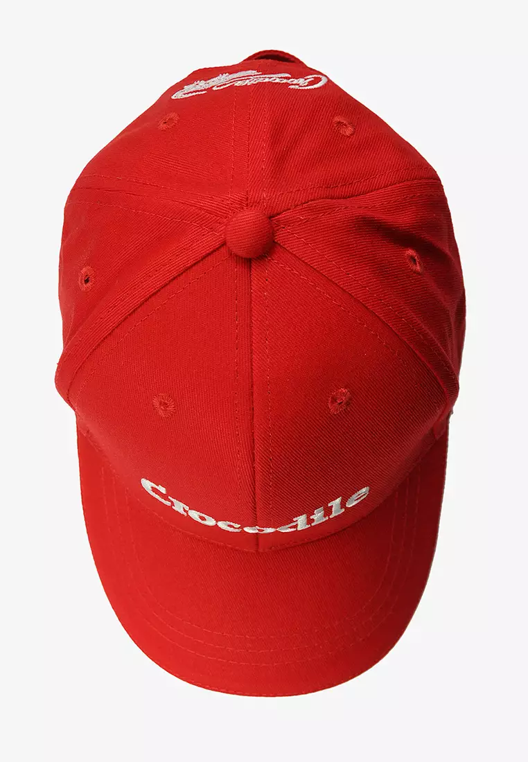 Crocodile Kids BB CAP Topi Anak - original katun - Red