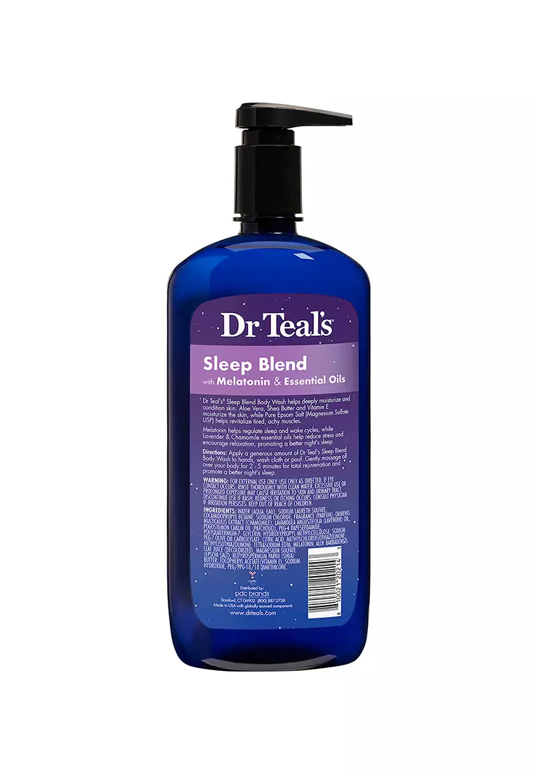 Dr Teal's Sleep Blend With Melatonin And Essential Oil Body Wash Sleep Aid