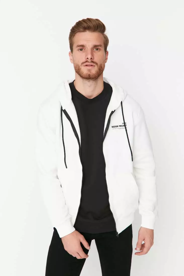 White hoodies with top designs