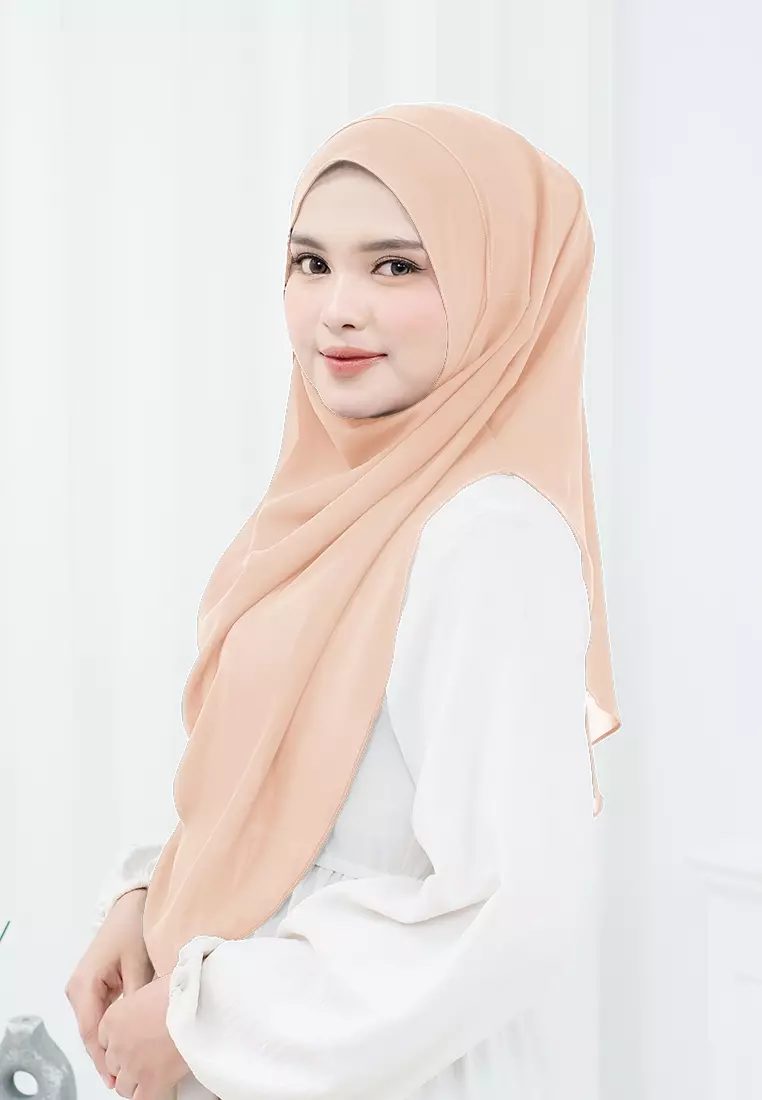 HIJAB INSTAN ZHAZA - LIGHT PEACH