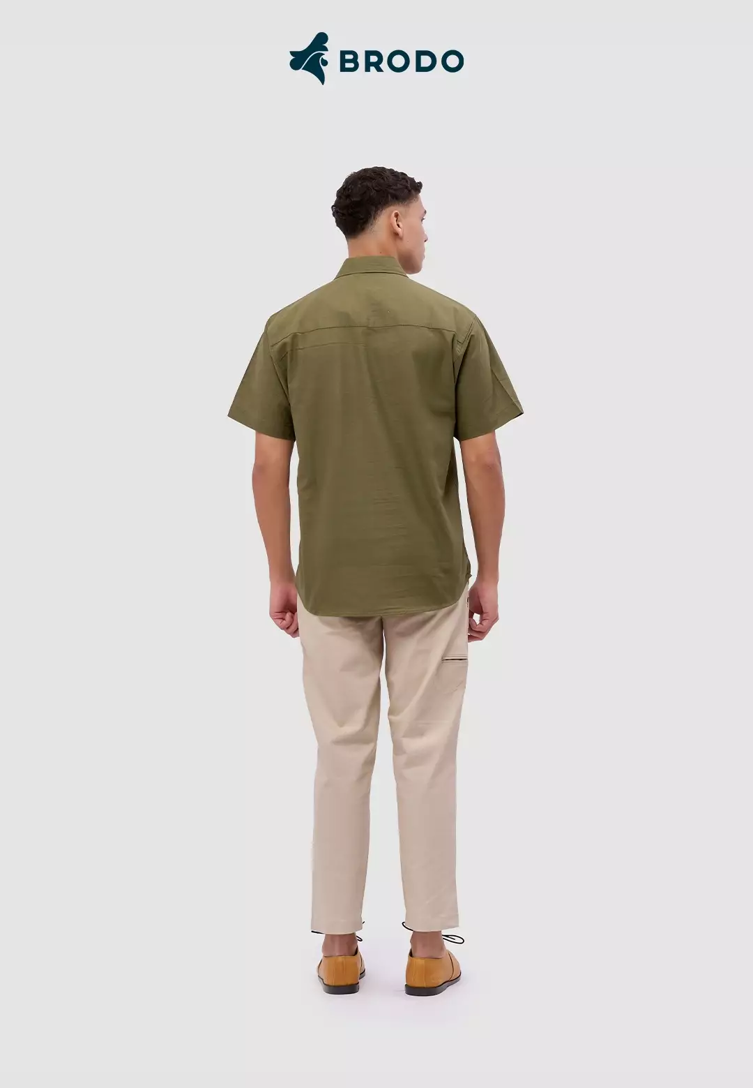 BRODO - Broshirt Short Reguler Olive