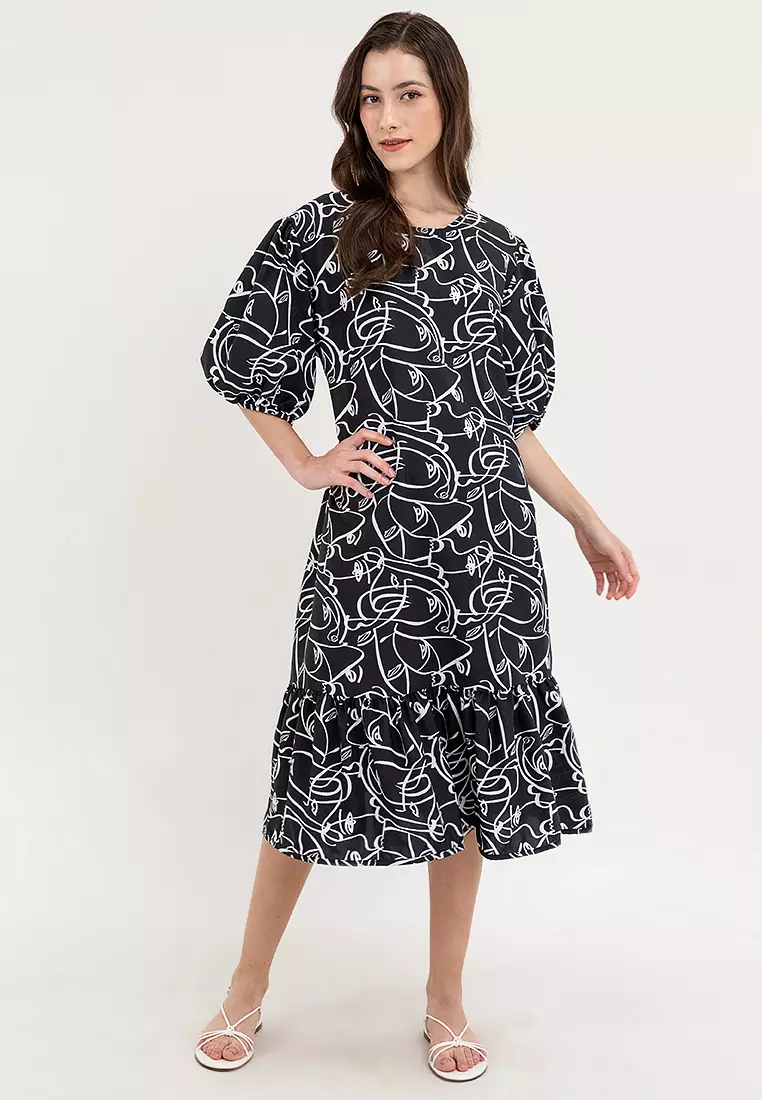 Serena Printed Dress