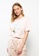 LC WAIKIKI pink Crew Neck Spongebob Printed Short Sleeve Cotton Women's Pajamas Set 1EA98AA1920D5EGS_3