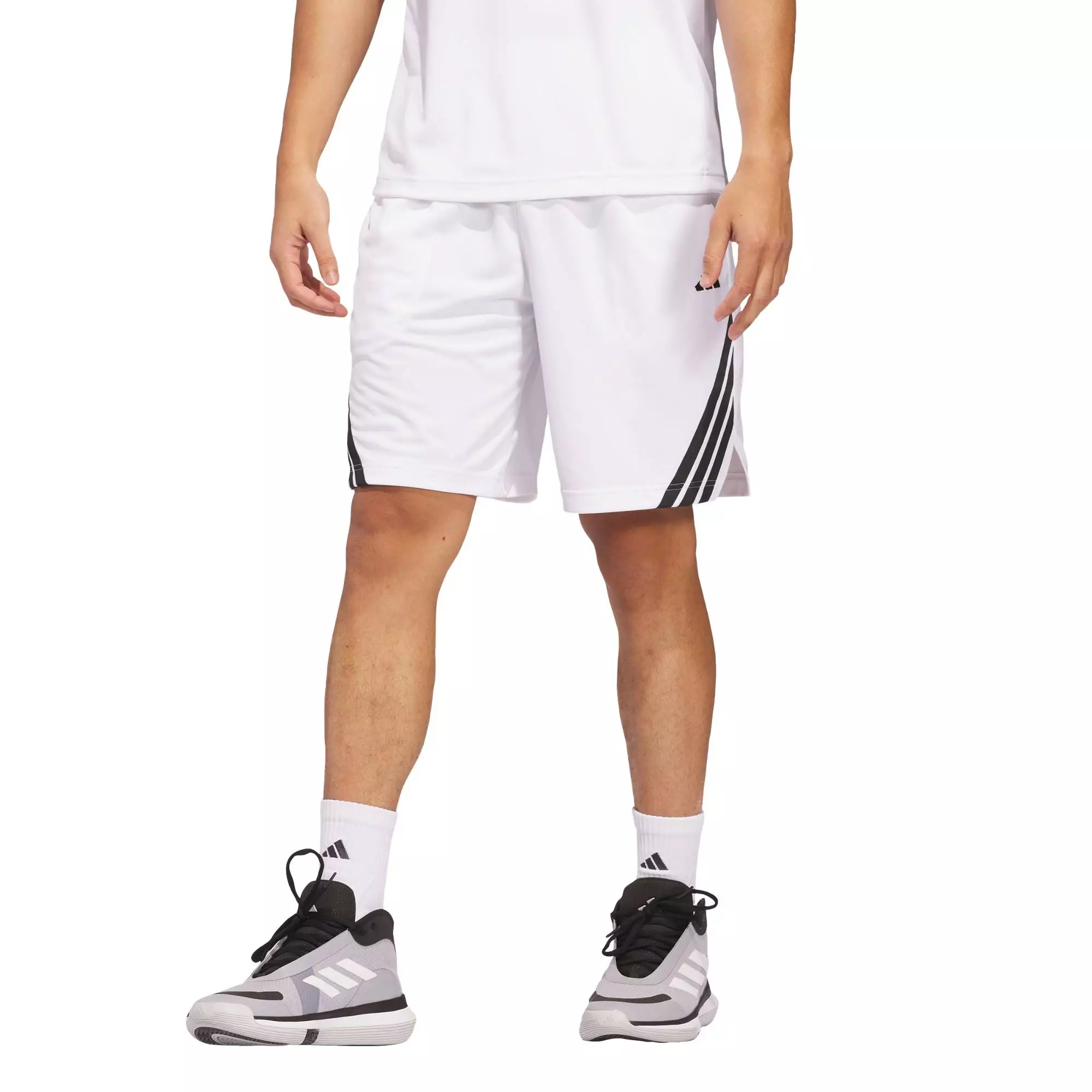 Basketball Legends 3-Stripes Basketball Shorts Men White JN4739
