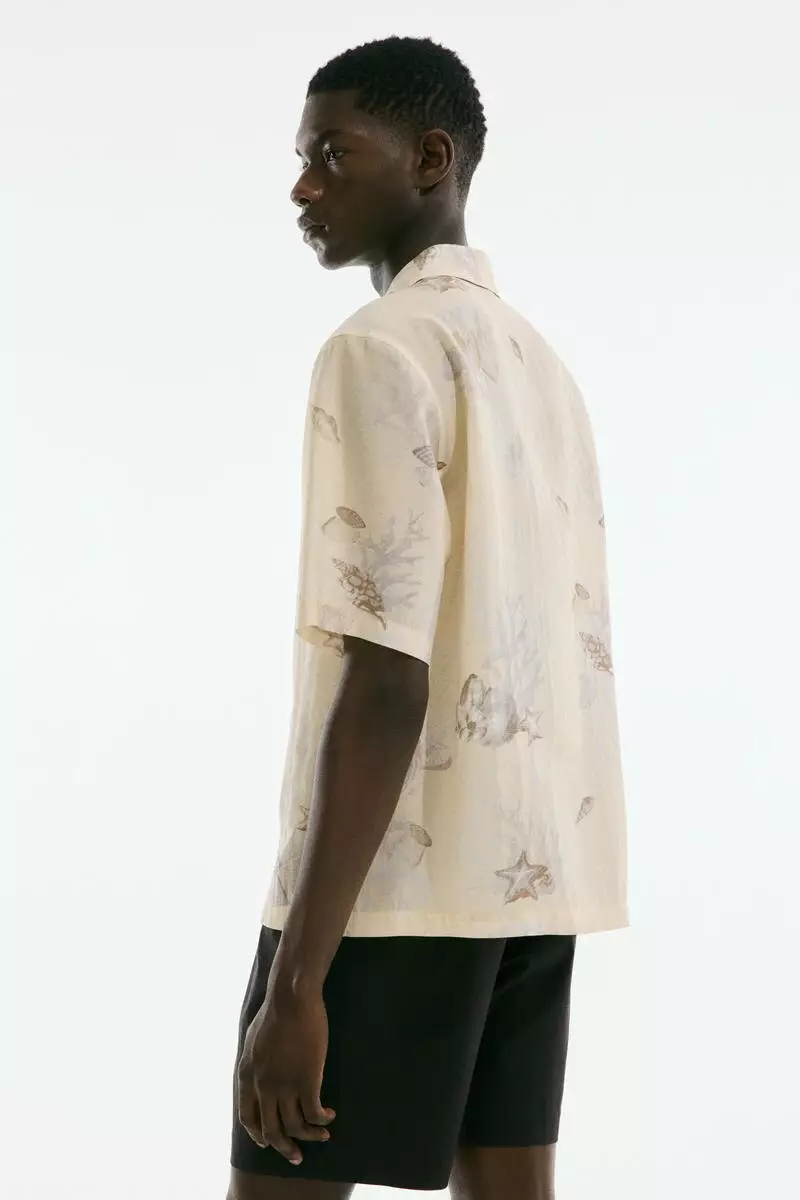 Regular Fit Lyocell-blend resort shirt