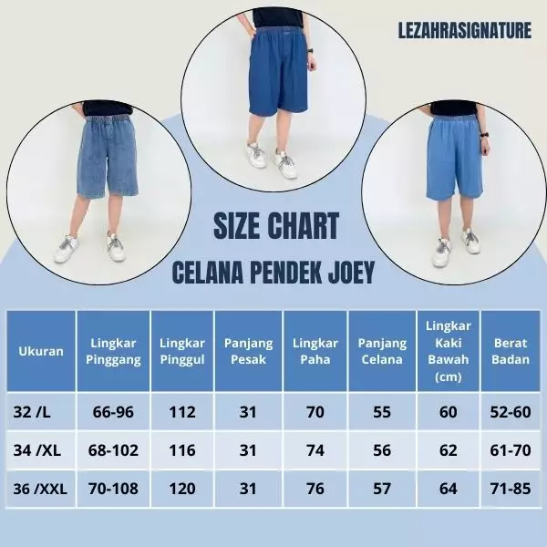 Joey Short Pants Jeans - Celana Pendek Santai Wanita SNOW