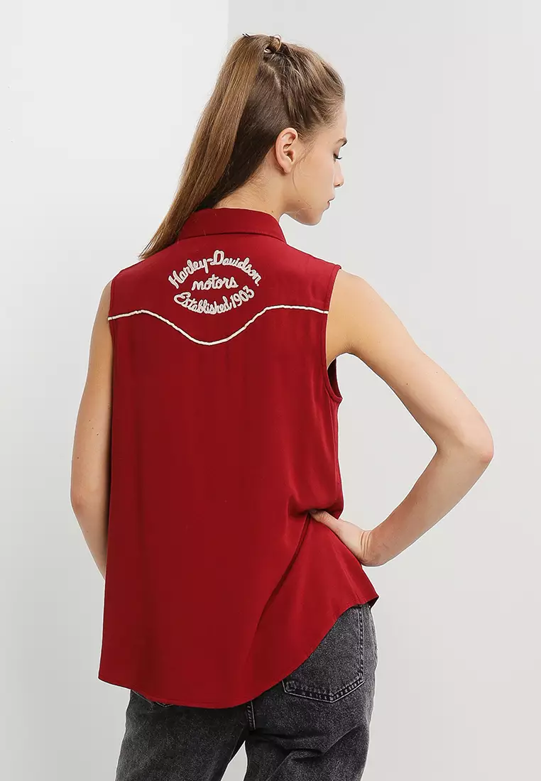 Moto Club Sleeveless Shirt