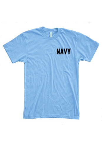 MRL Prints blue Pocket Navy T-Shirt Frontliner 1F558AA8BDB807GS_1