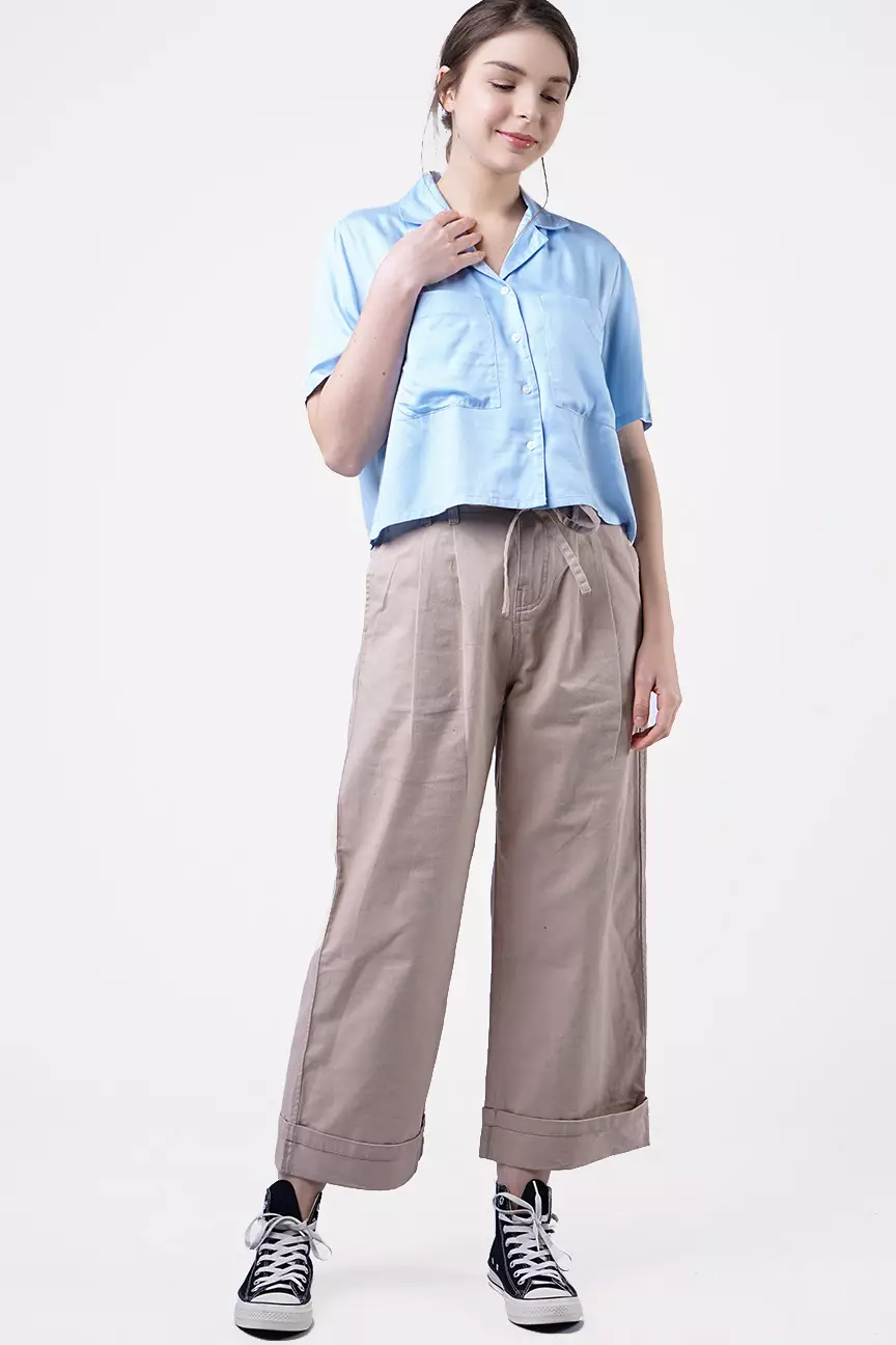 Kemeja Wanita Debora Light Blue