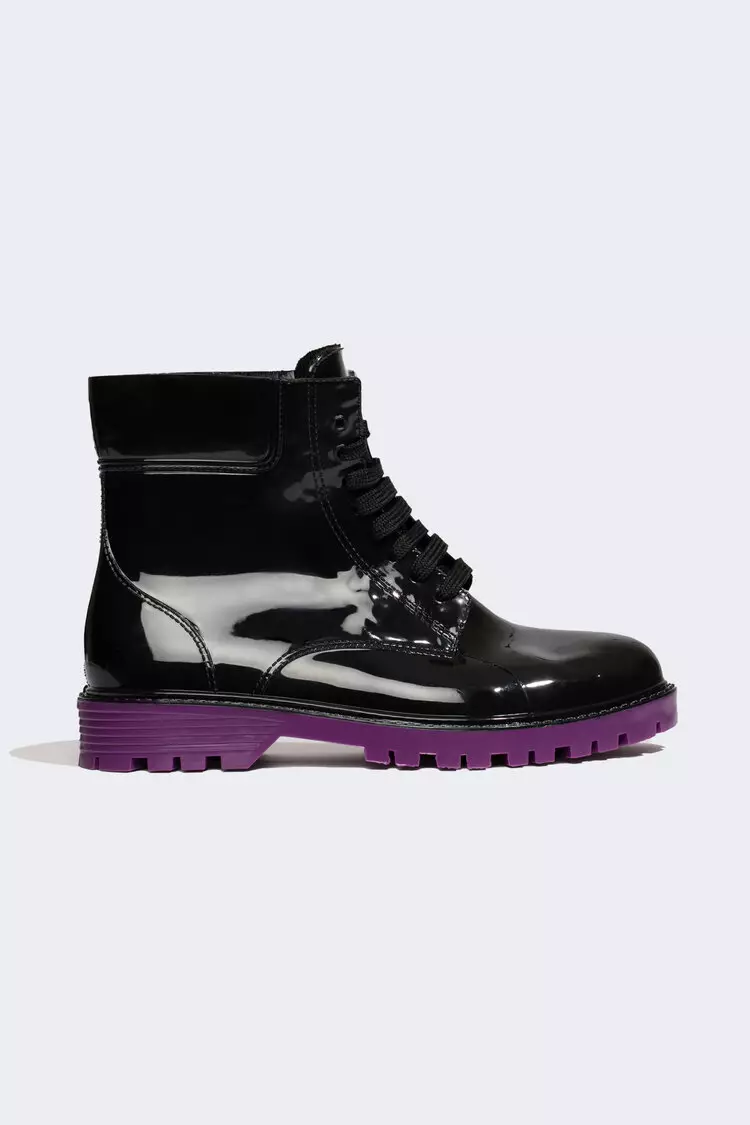 Purple lace boots new arrivals