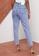 MISSGUIDED blue Riot Single Busted Knee Mom Jeans 739E2AAF4F9F96GS_5