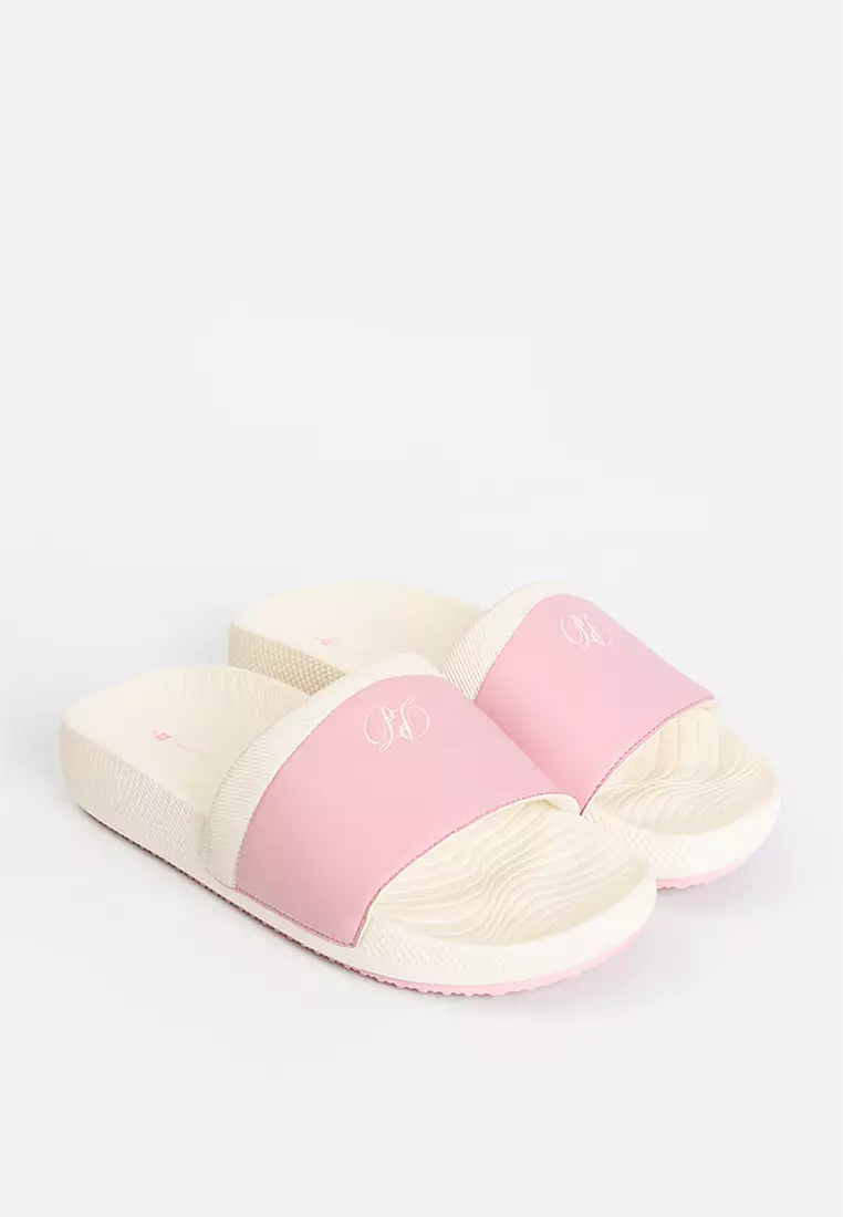 Women's Leather Band Soft Insole Slides