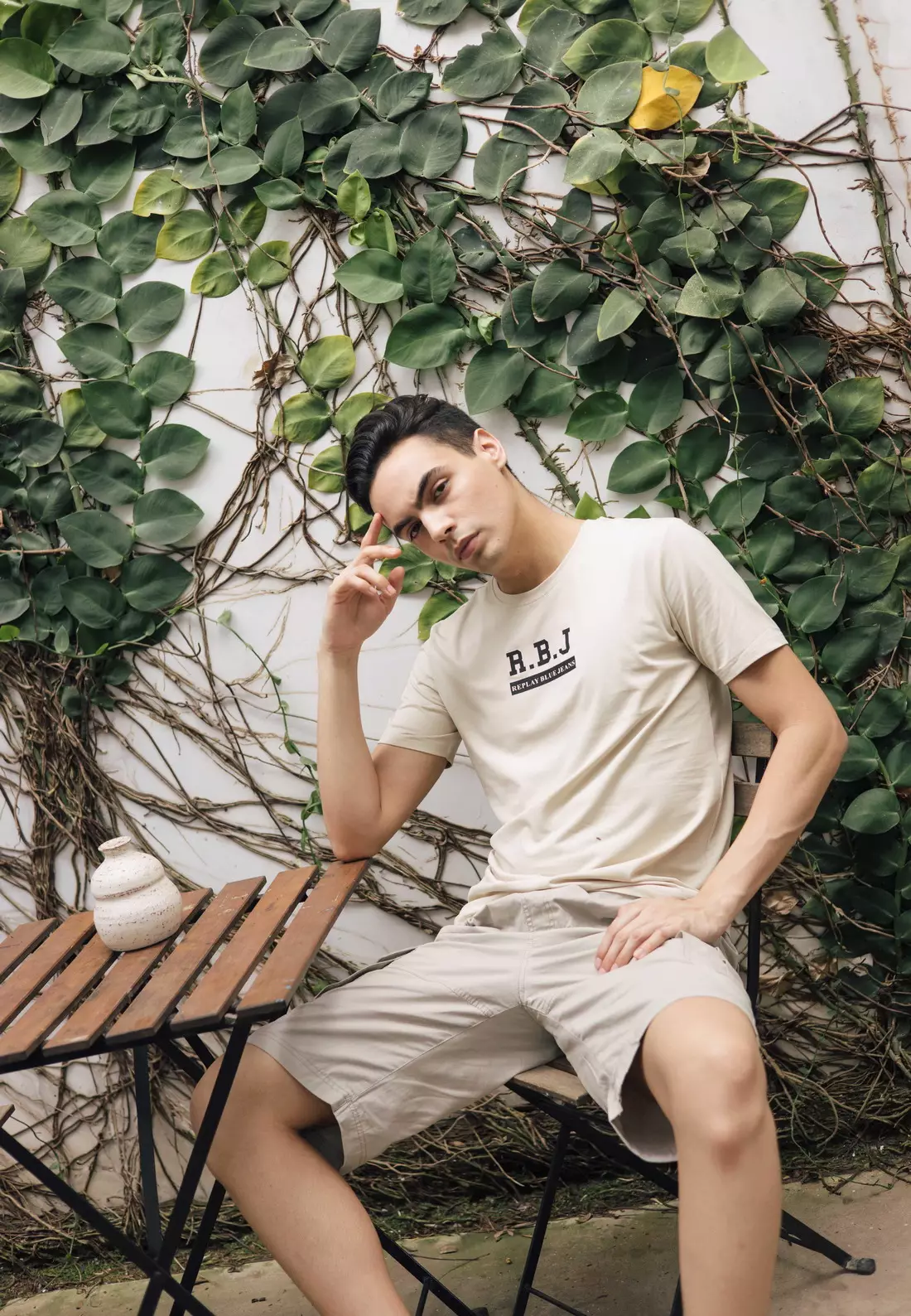 RBJ T-Shirt Cotton Spandex Pria 2562370021