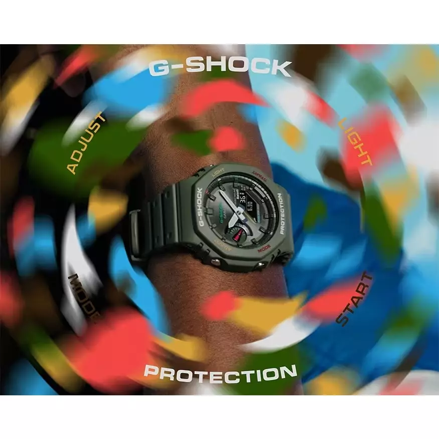 Casio G-Shock Jam Tangan Pria dengan format Analog Digital GA-B2100FC-3ADR