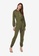 JACQUELINE DE YONG green Denise Life Long Sleeves Jumpsuit 2C016AA6B0AE62GS_1