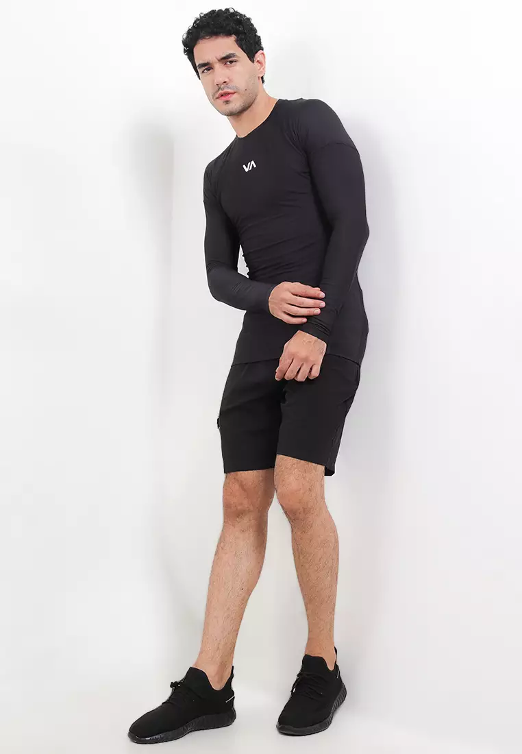 RVCA☆Compreshort Sleeveion LongSleeveコンプレッションシャツ Jual RVCA Compreshort Sleeveion Long Sleeve Original 2025