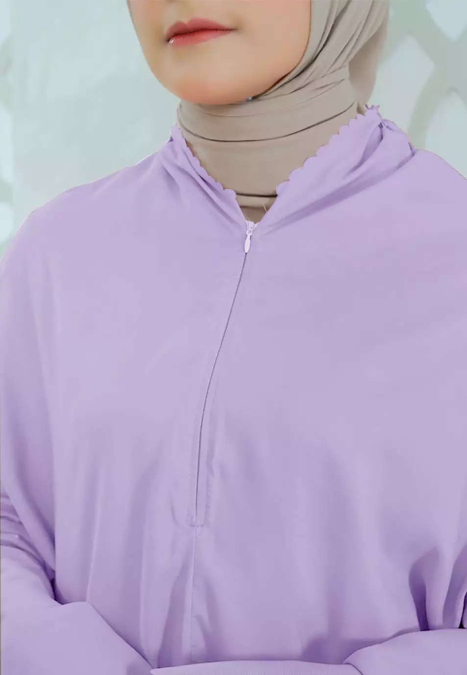 Zelena - Mukena Basic Sabira Lasercut 2in1 Prayer Set - Dewasa