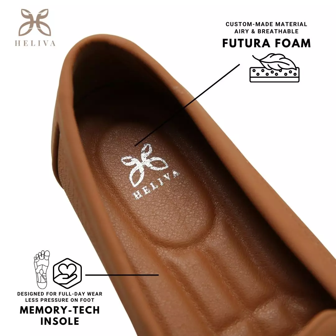 Heliva Mendy Loafers Bow Slip On Lady Shoes Sol 2cm