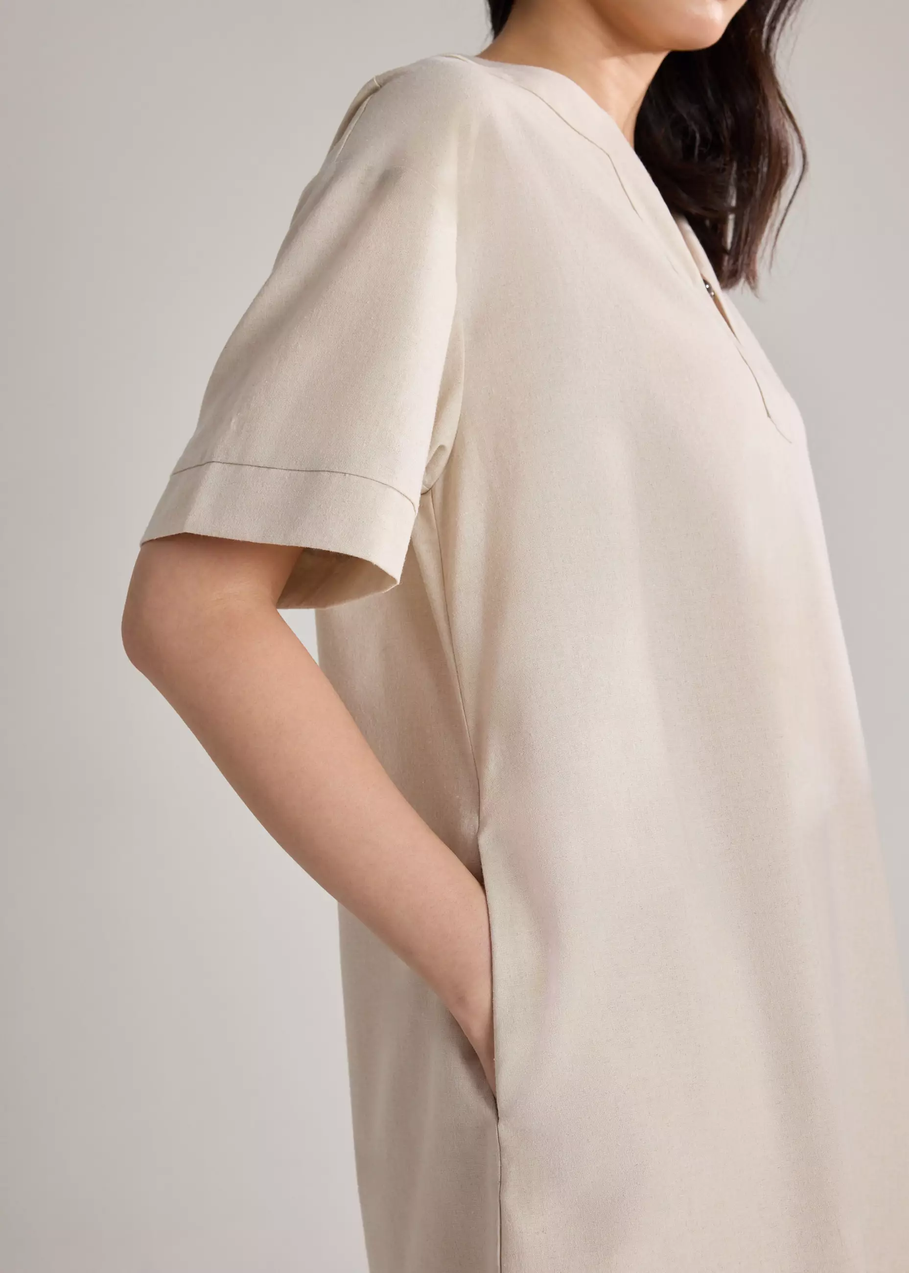 Dress Wanita - Coastal Bead Tunic Dress