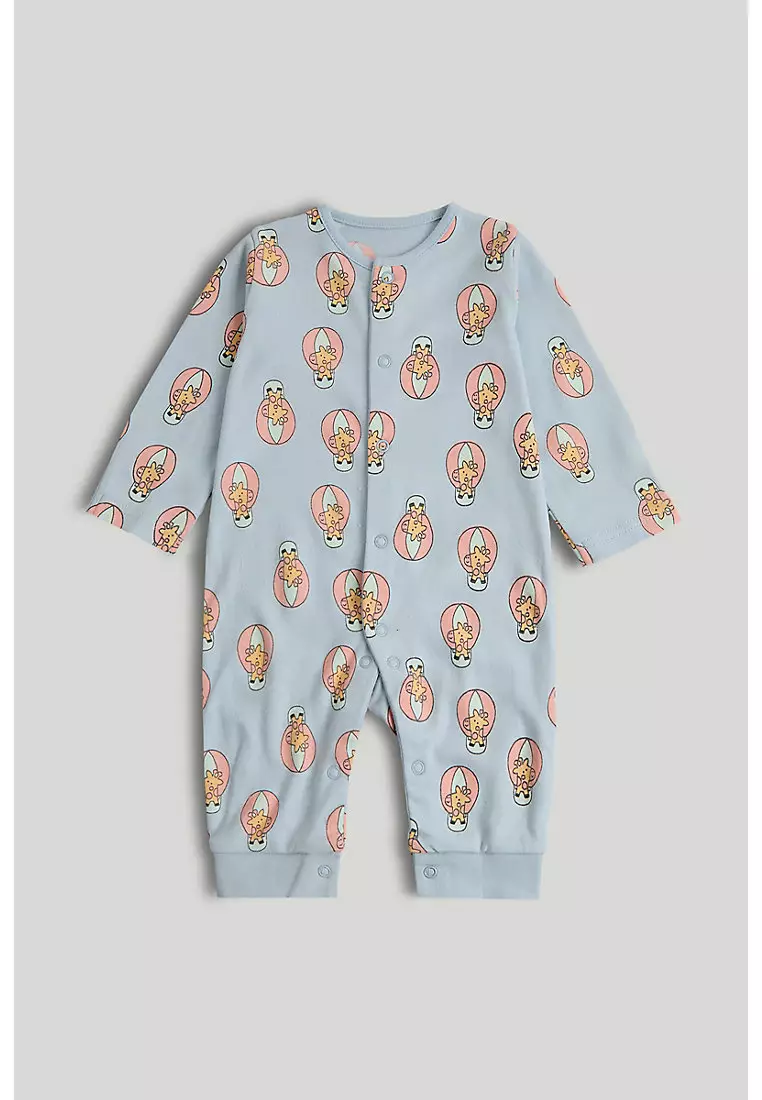 3 Pack Cartoon Footless Sleepsuits