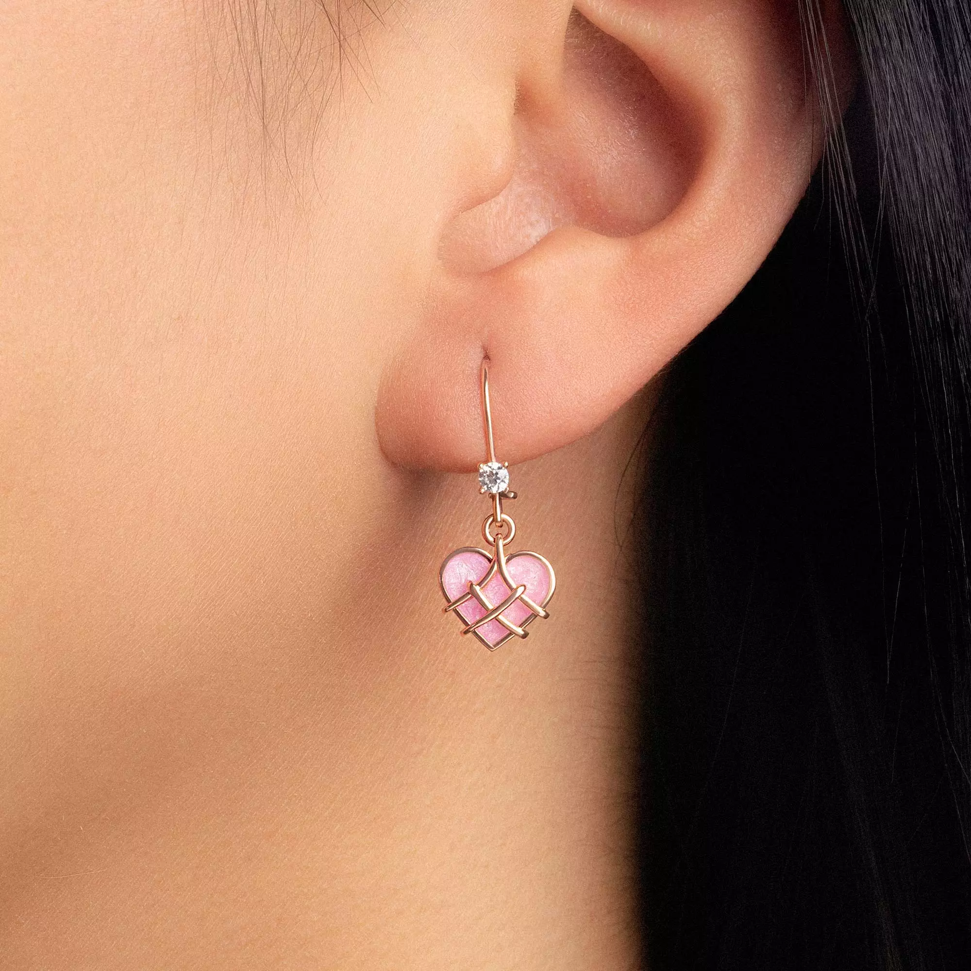 Anting Dewi Emas 7k - Klar Gold Earring - Charlotte Collection - Juene Jewelry