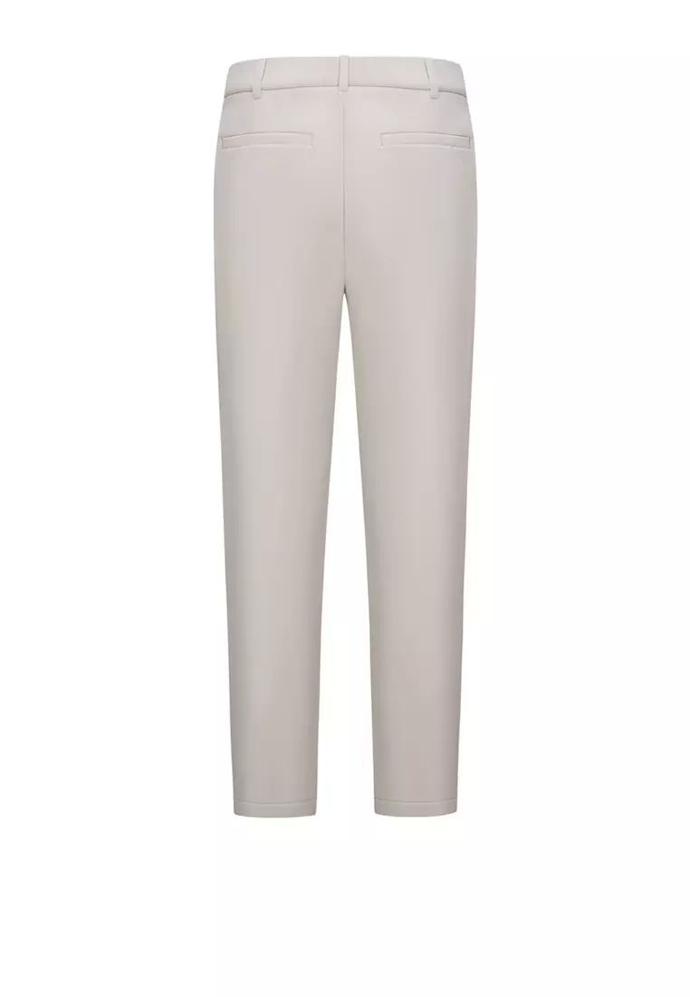 男裝 K-SWISS LOGO 內層磨絨直腳休閒褲