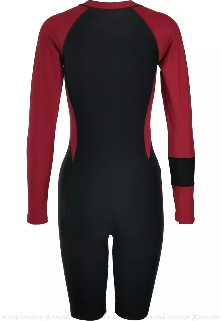 Surf Diving Long Sleeve One Piece Swimsuit