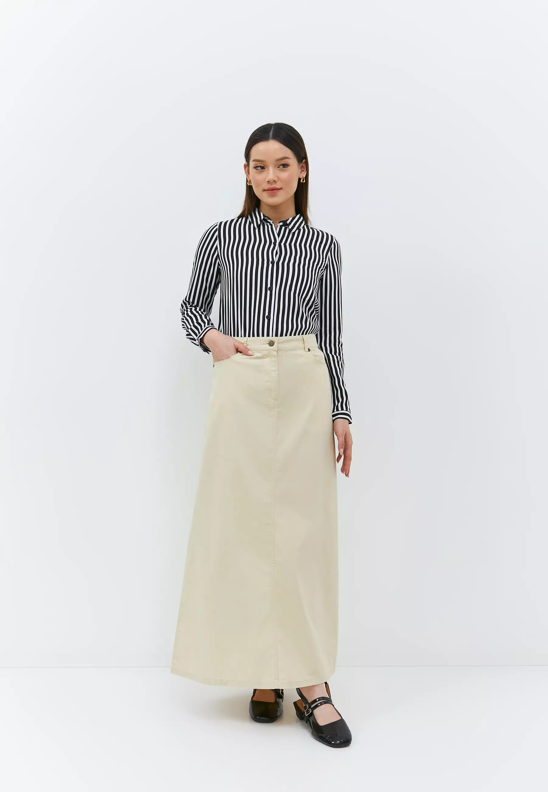 Alondra Cream Skirt (G.21116) 