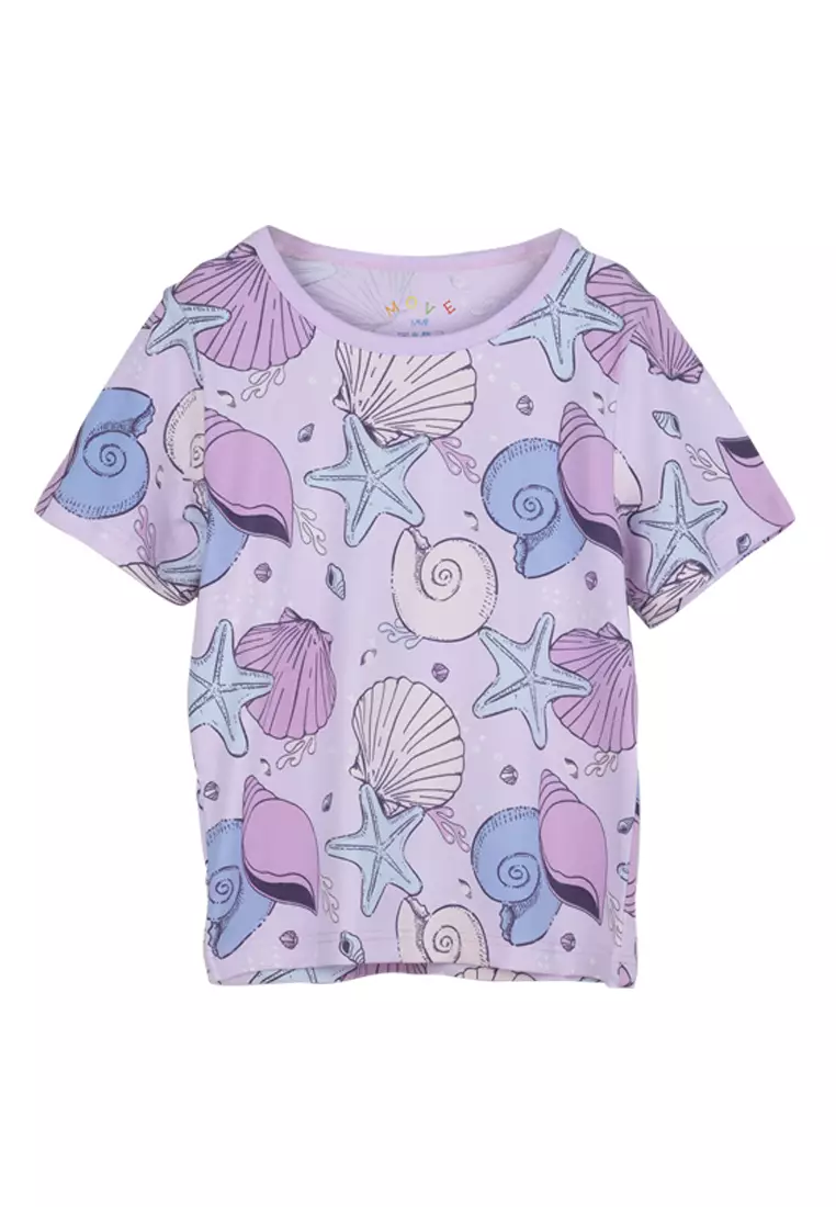 MMF Move Seashells Two-Piece Top and Shorts Set