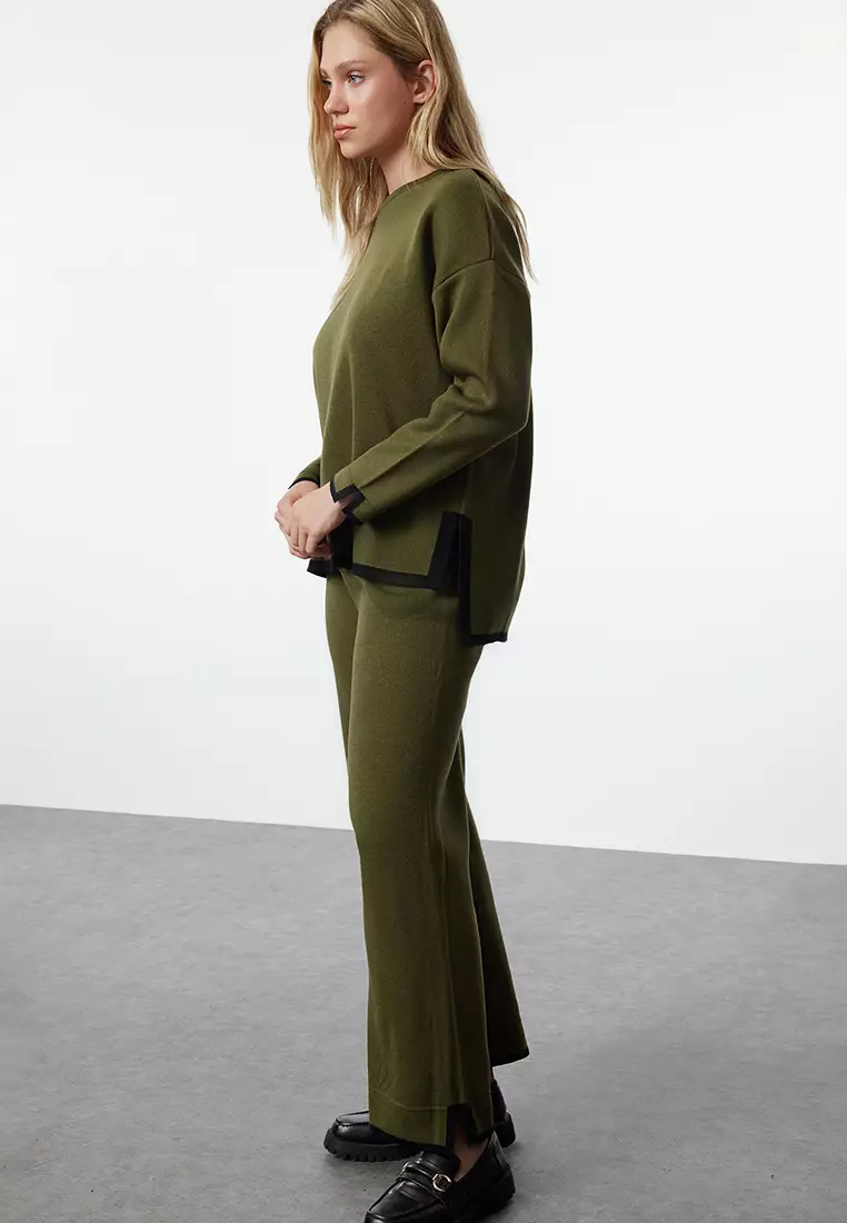 Knitted Sweater and Pants Set