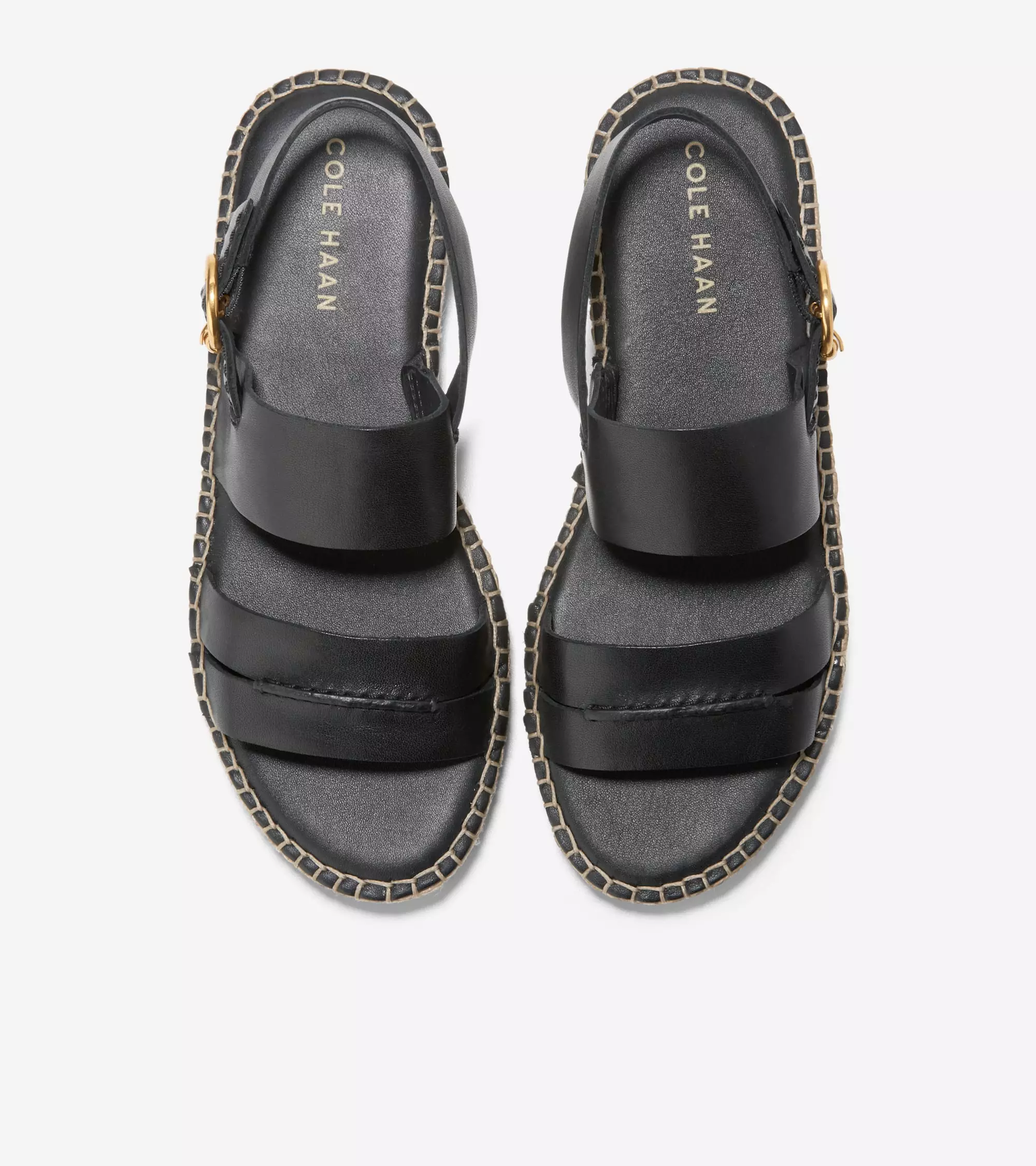 Cole Haan Woman Cloudfeel Tilden Sandal - Sepatu Wanita (Hitam)