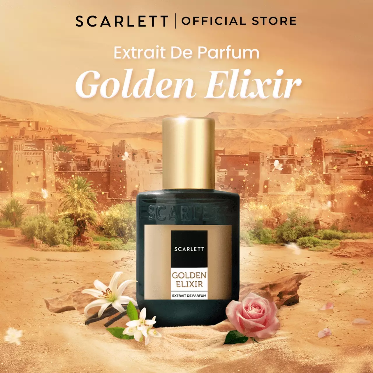 Scarlett Whitening Extrait De Parfum Golden Elixir 30ml