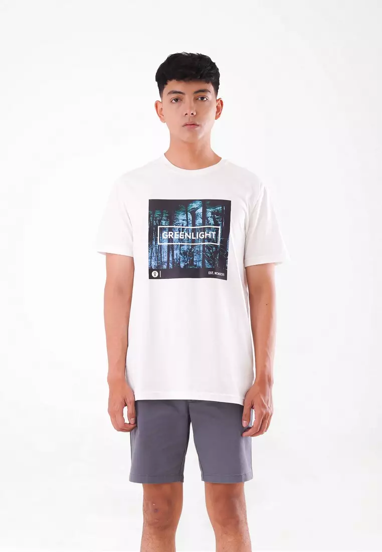 Greenlight Men's T-Shirt Short Sleeve Lightweight Cotton Edinburgh OL-C040424