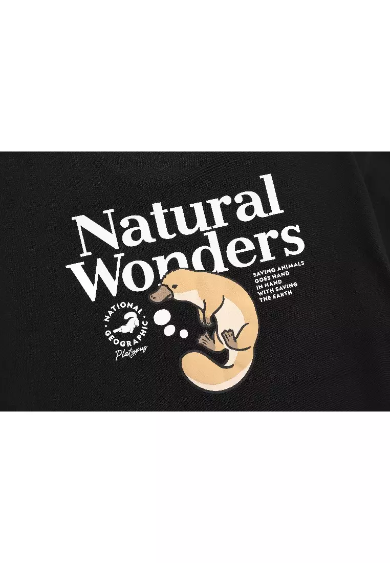 National Geographic Unisex Natural Wonders Platypus Graphic Eco Short