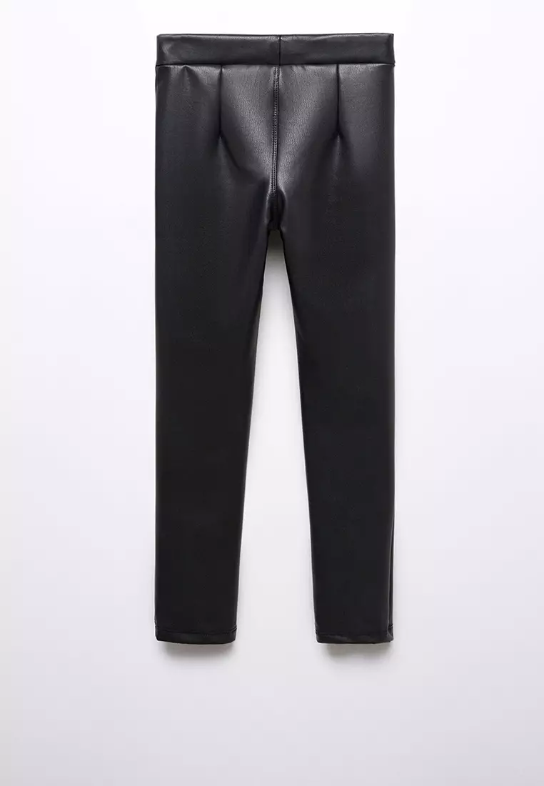 Kids sale pleather leggings