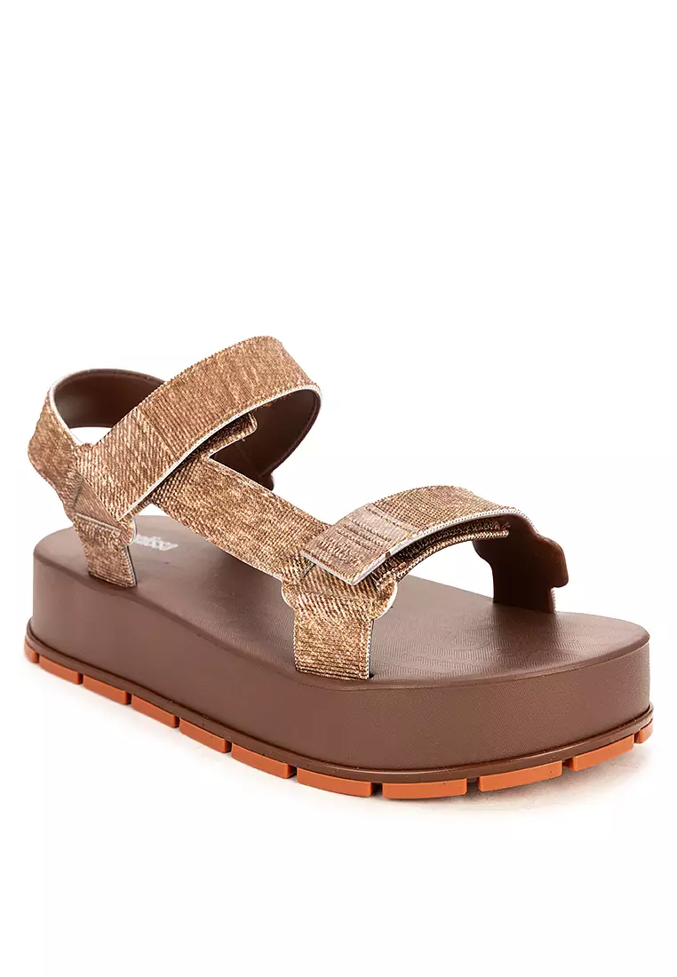 Discount on Melissa  shoes - SKU: Flowing Denim Platforms
