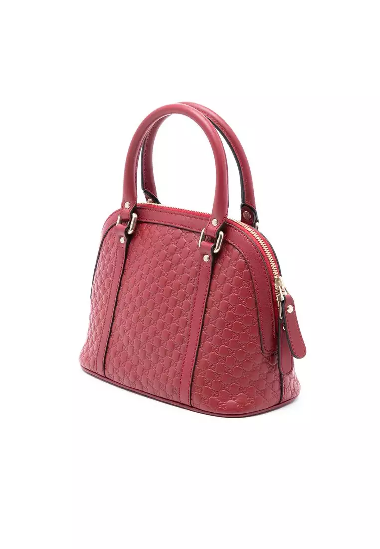 Pre-Loved Gucci Mini Microguccissima Dome Satchel