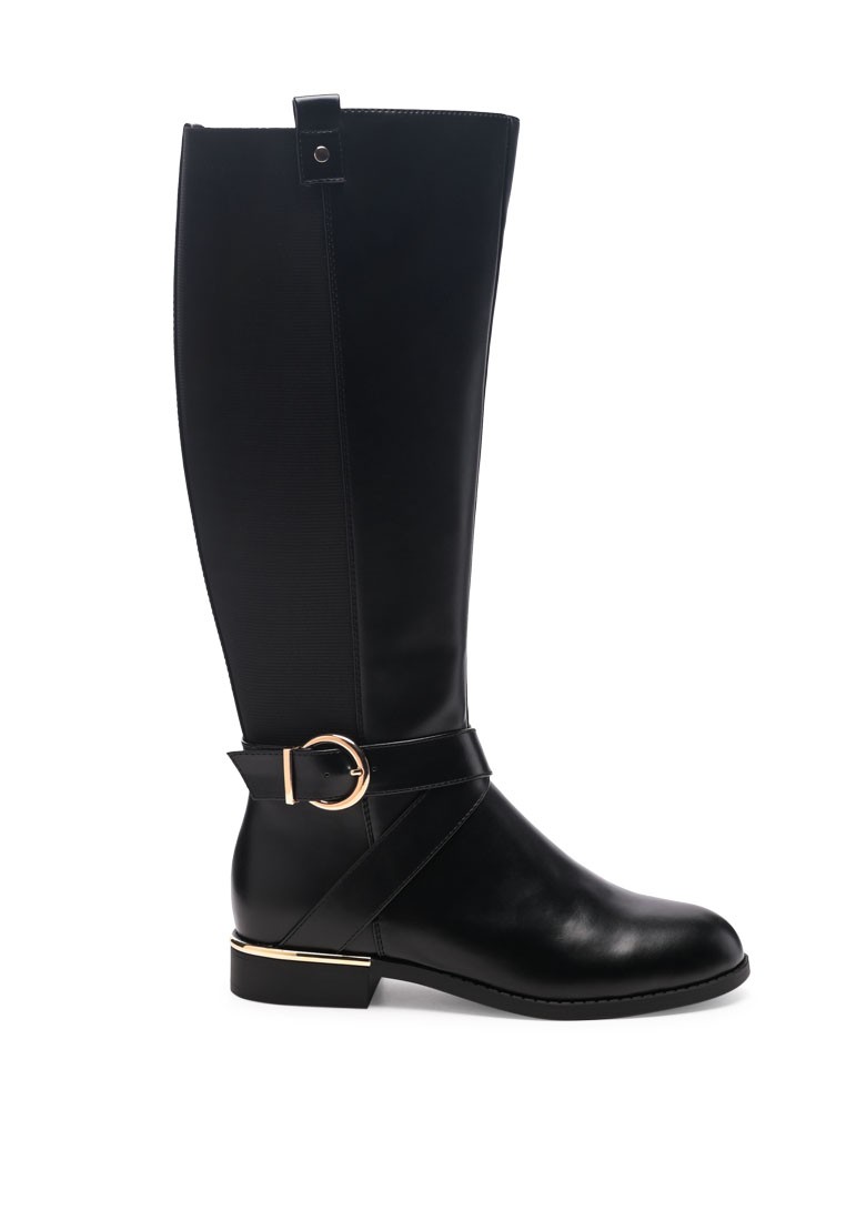 Beat Chill Knee High Boot in Black