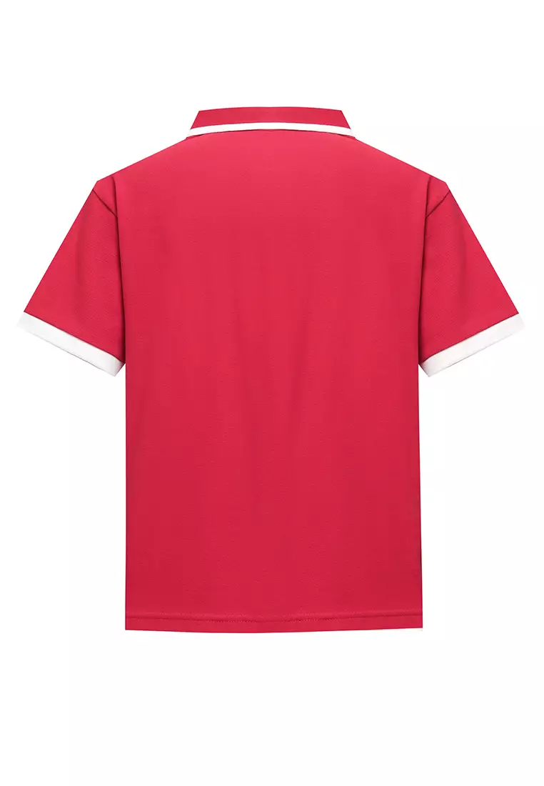 Pito Dito Boy Yerkos Polo Shirt Pendek anak Merah