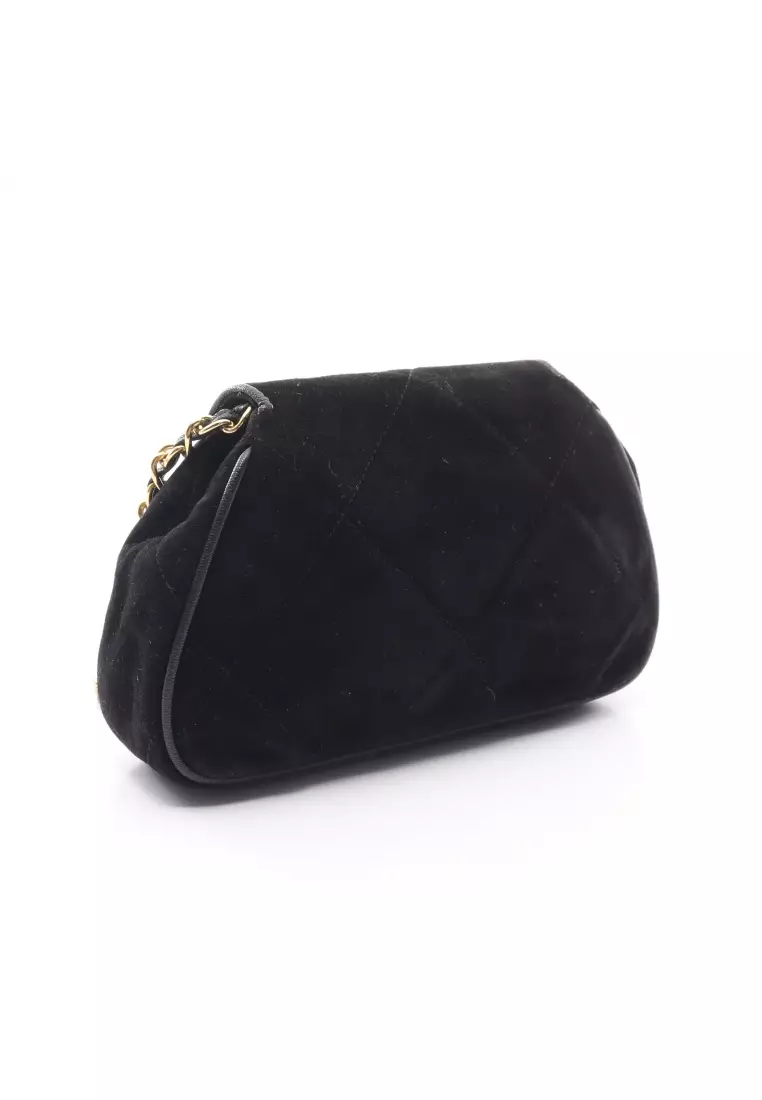 CHANEL Shoulder Bag ChainShoulder COCO Mark Patent leather Black Women –
