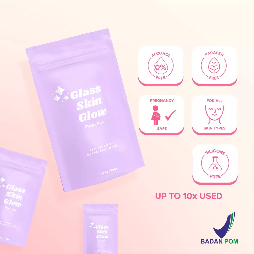 TEDDY CLUBS GLASS SKIN GLOW MASK 30GR