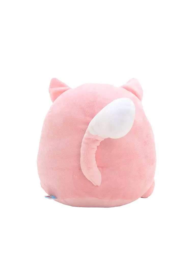 Boneka Plush Binatang Onimal Keet - Kucing Pink 23 cm