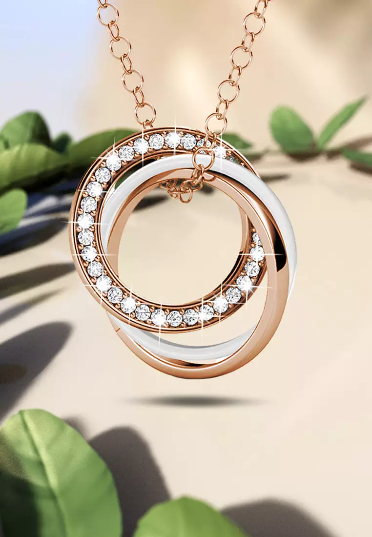 Graduated Link Necklace In Rose Gold 20inch - Foto 6