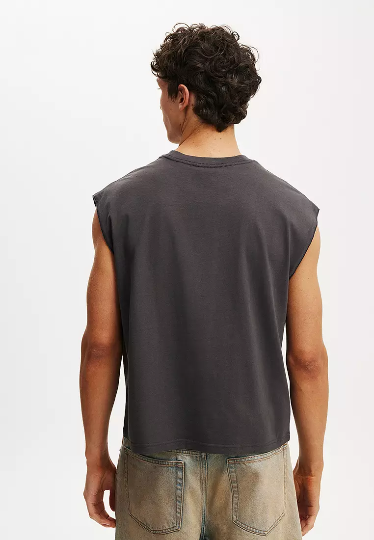 Cropped Fit Muscle Top