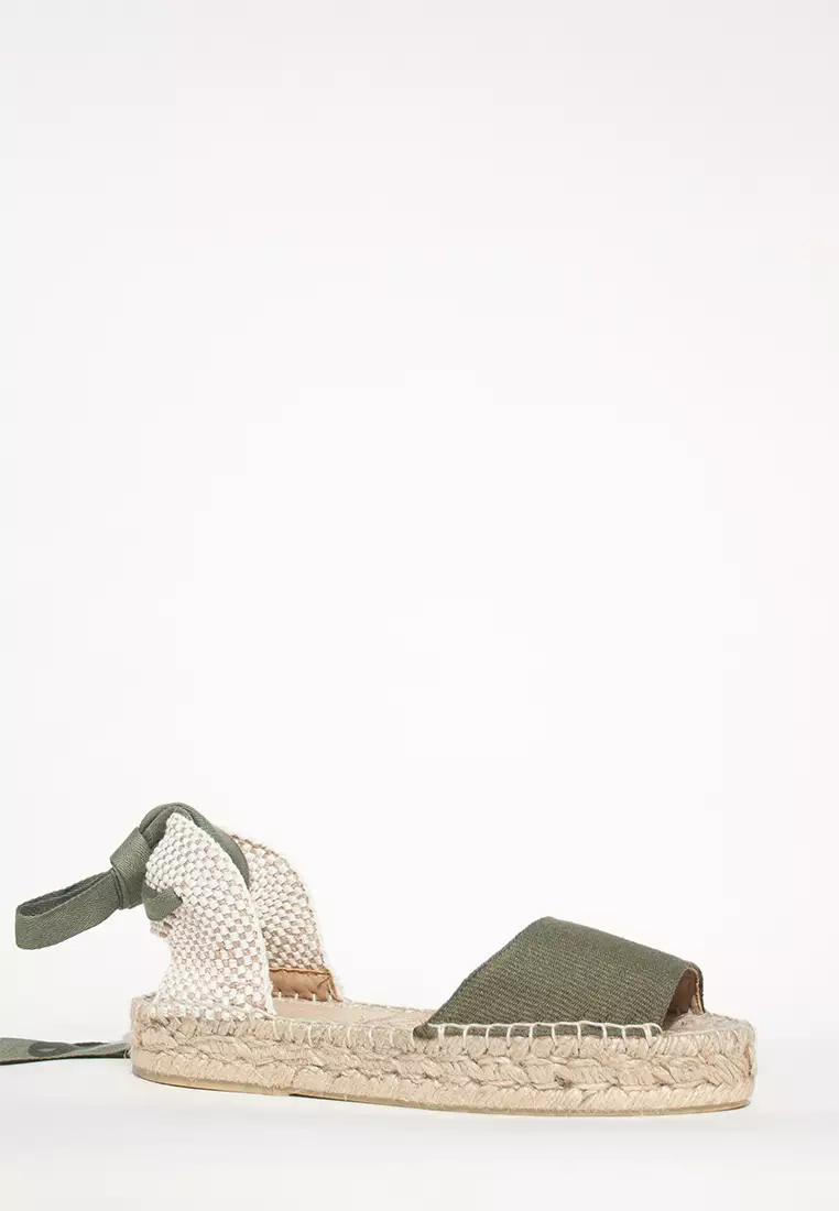 Discount on Espadril  shoes - SKU: Tita Platform Military Green