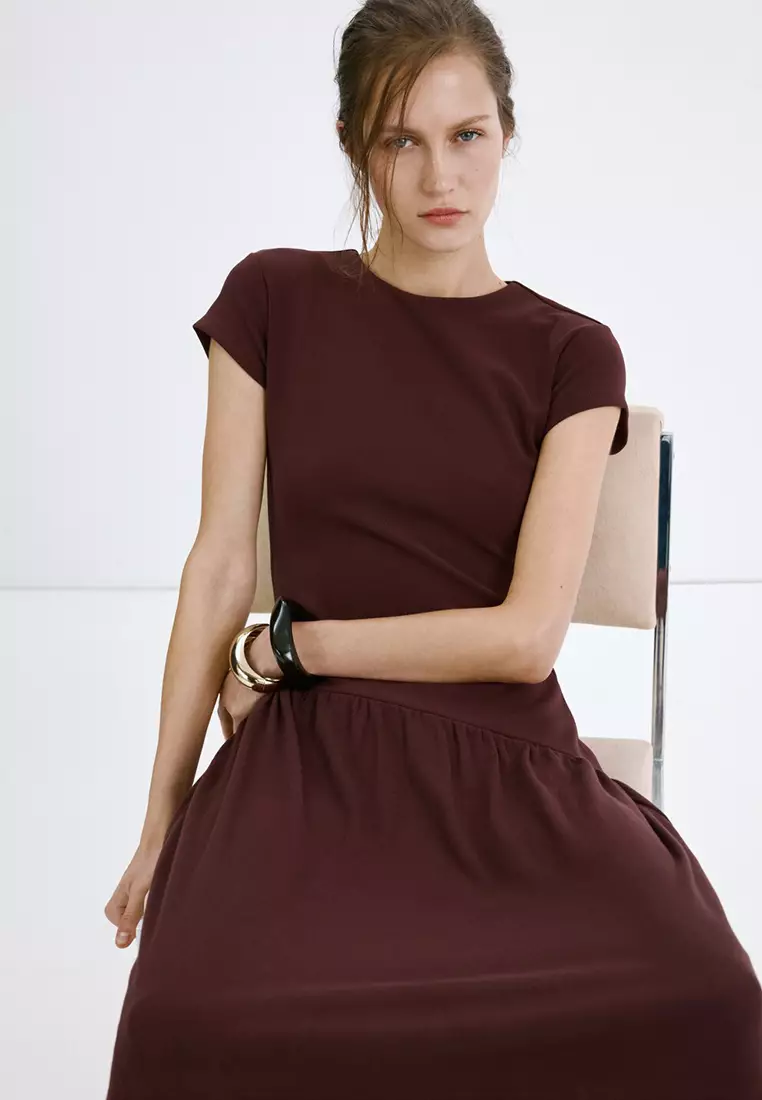 Asymmetrical Midi-Dress